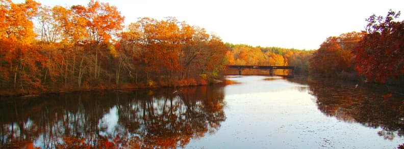 Canterbury dans le Connecticut en automne