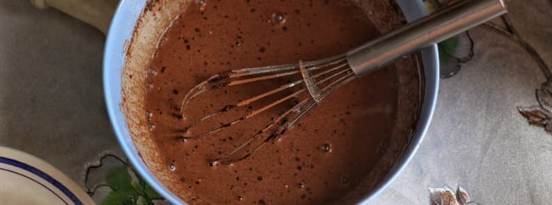 Chocolat belge dans les gâteaux