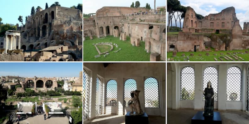 Colline Palatine en vacances a Rome