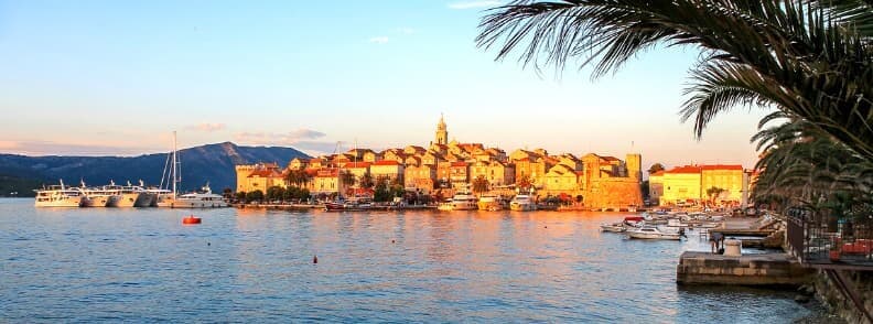 Korcula vacances en bateau en Croatie