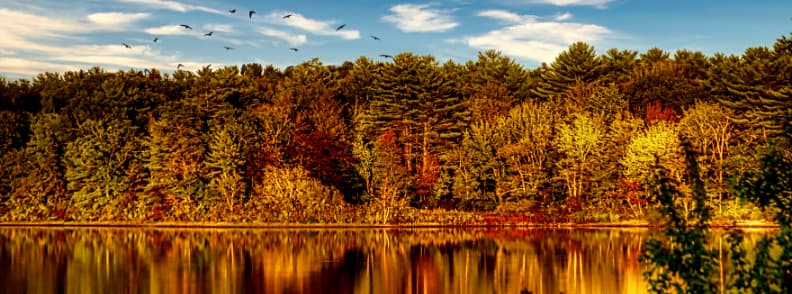 Massachusetts en Nouvelle-Angleterre en automne