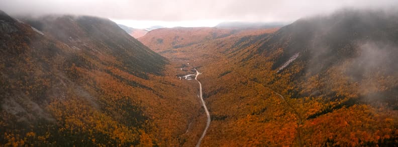 New Hampshire en Nouvelle-Angleterre en automne