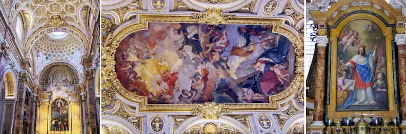 Saint-Louis des Français dans le centre historique de Rome