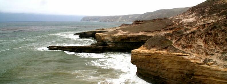 Sentiers pédestres de île de santa rosa en californie