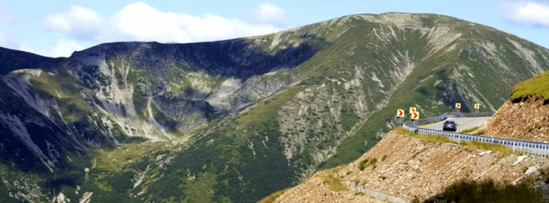 Transalpina Roumanie en voiture