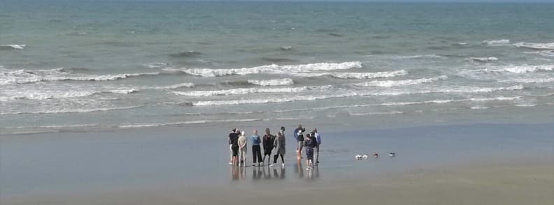 Visite à Ostende et de la mer du Nord