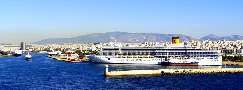 Athènes depuis le port