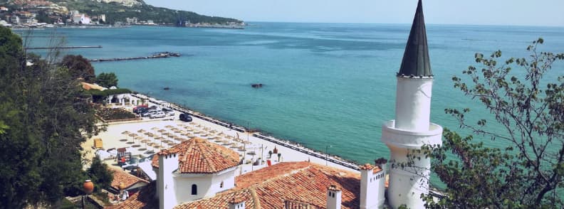 balchik sur le bord de mer de la Bulgarie