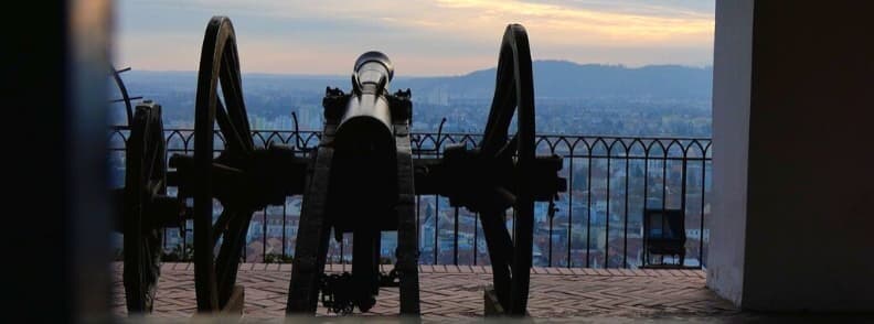 canon stallbastei sur schlossberg à graz