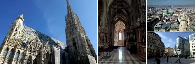 cathédrale Saint-Étienne dans un week-end hiver à Vienne