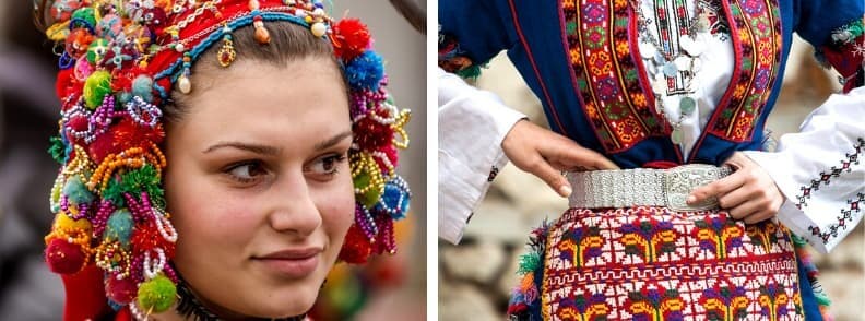 costumes traditionnels de Bulgarie