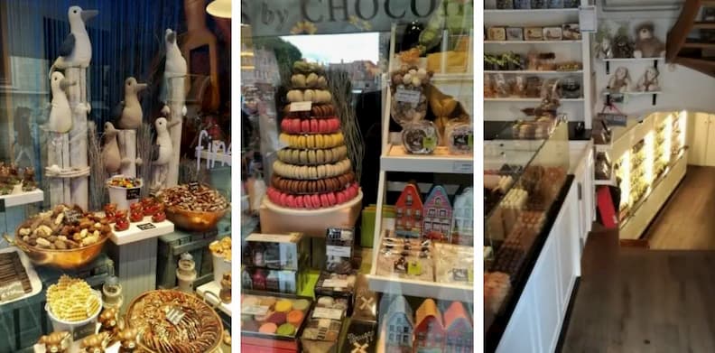 excursion à Bruges avec du chocolat belge