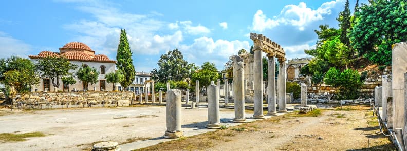 forum romain à visiter à Athènes