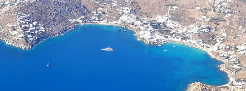 hébergement à platis gialos dans des villas de luxe à mykonos