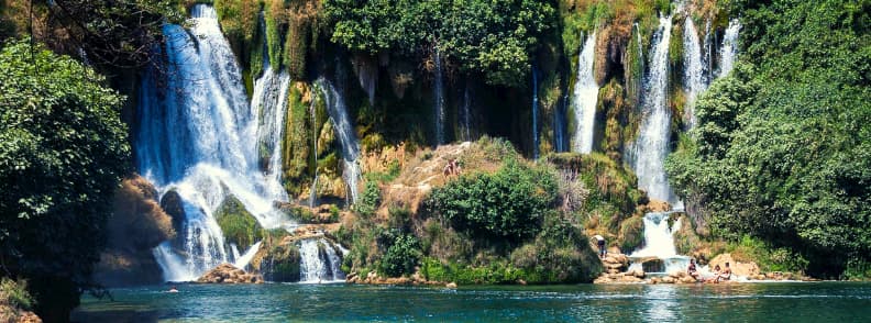 les chutes de Kravice en Bosnie-Herzégovine