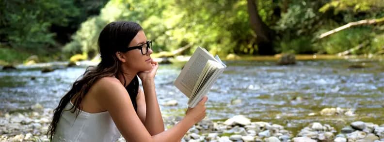 lire dans la nature au michigan