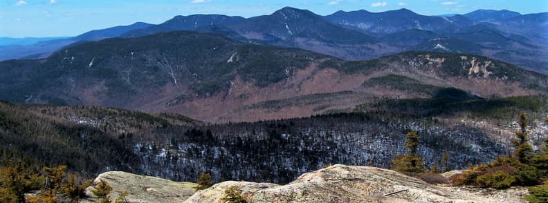 montagnes sandwich dans automne du new hampshire