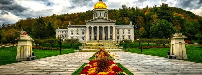 montpellier en automne au Vermont