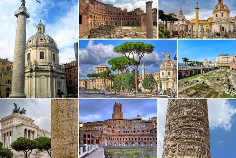 place forum trajan rome