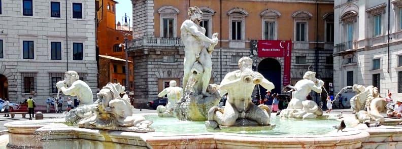 Les plus belles fontaines de Rome: la fontaine du Maure