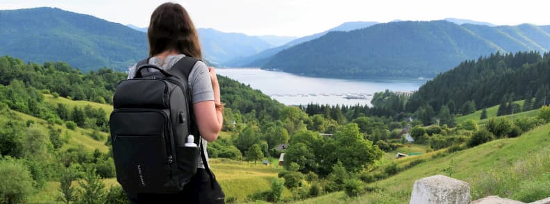 sac à dos quand on voyage seul