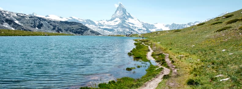 sentiers de randonnée été à zermatt