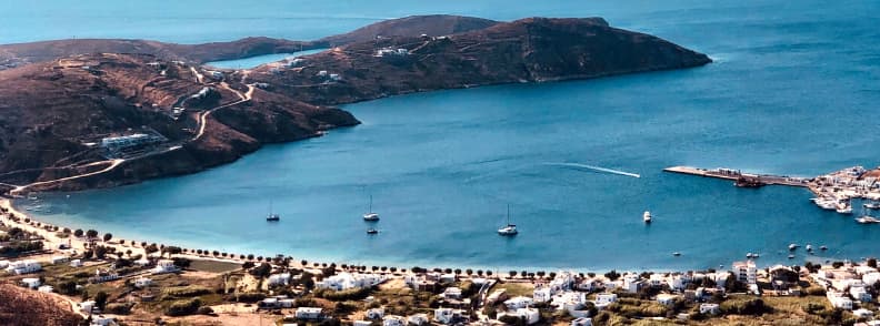 serifos en vacances sur un voilier dans les îles des Cyclades