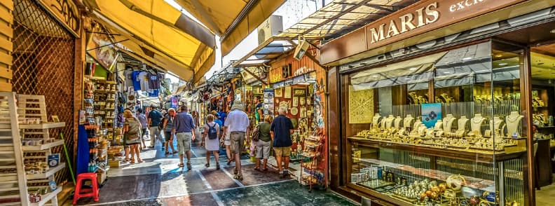 shopping au marche de monastiraki athenes