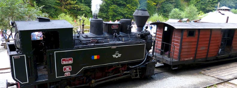 trains à vapeur à voie étroite en Moldavie