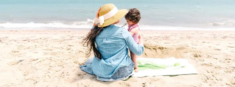 vacances été en famille à la plage