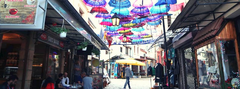 vieux bazar de Skopje, Macédoine du Nord