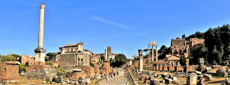 visite forum romain en Vacances à Rome