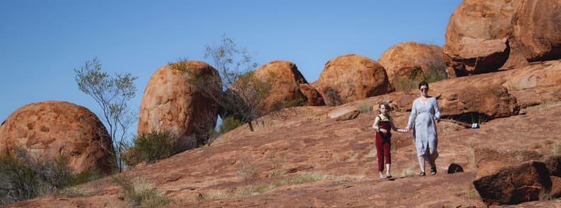 destinations de vacances en australie marbres du diable