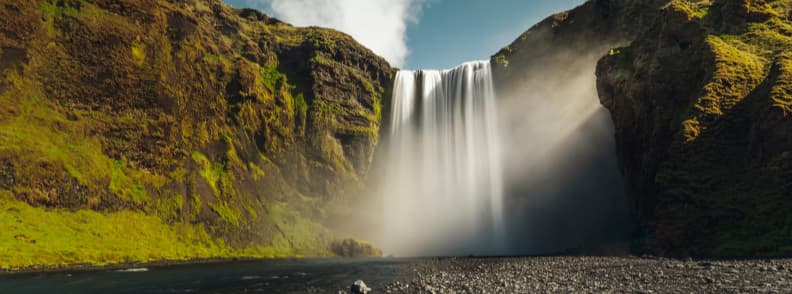 excursions depuis Reykjavik cascade Skogafoss