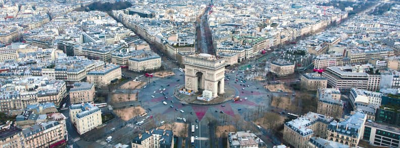 voyage week-end a paris arc de triomphe