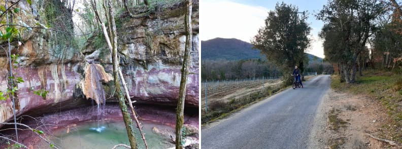 randonnée bagnols en forêt vélo