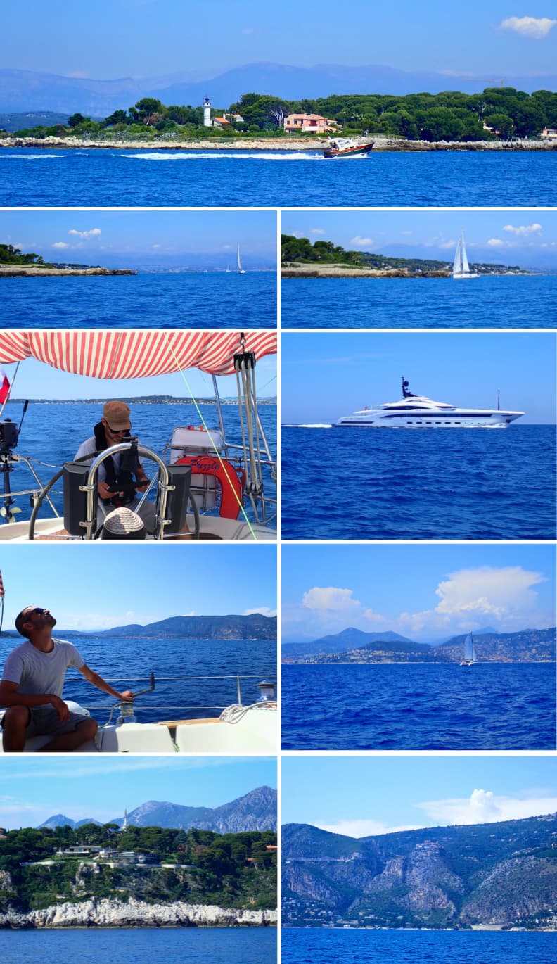 faire de la voile sur la Côte d'Azur