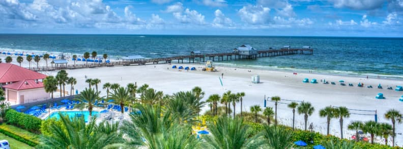 plage de Clearwater en Floride