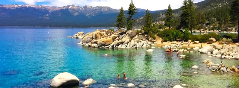 escapade romantice in sua pe lacul tahoe