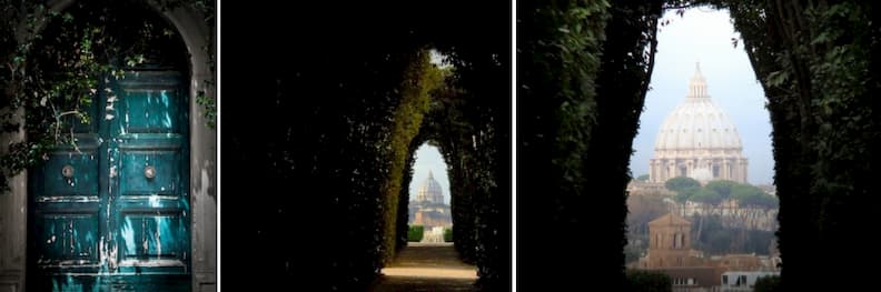 gaura cheii din piata cavalerilor din malta in vacanta la roma