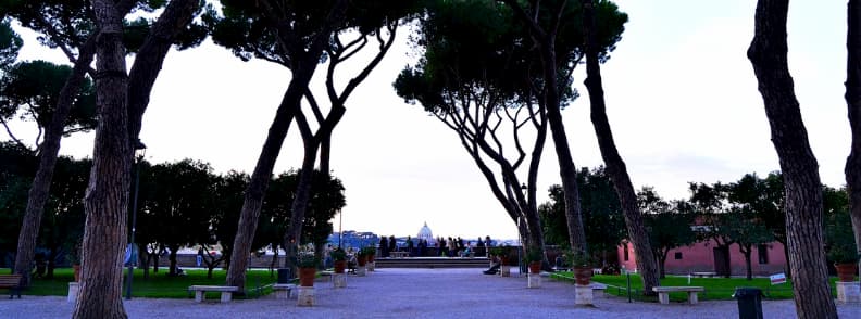 giardino degli aranci gradina de portocali roma