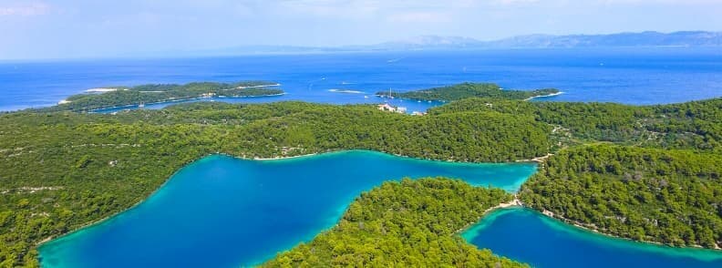 insula mljet in concediu pe velier in croatia