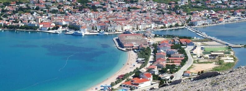 insula pag island calatorie pe mare in croatia