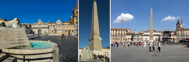 piazza del popolo piata in roma