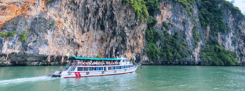 plimbare cu barca in koh yao noi thailanda