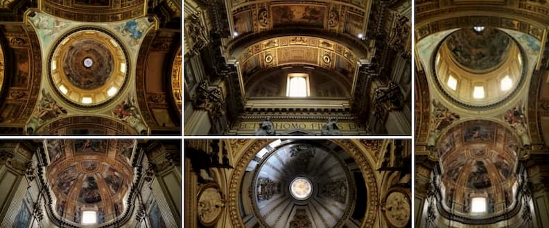 sant andrea della valle in centrul istoric al romei