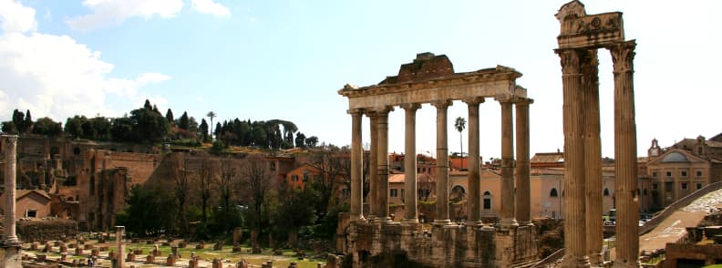 templul lui saturn forul roman