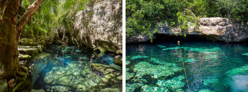 blue cenote azul