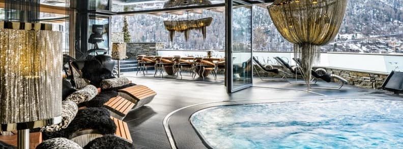 zermatt cabana les anges jacuzzi