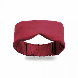 infinity bamboo sleep mask burgundy